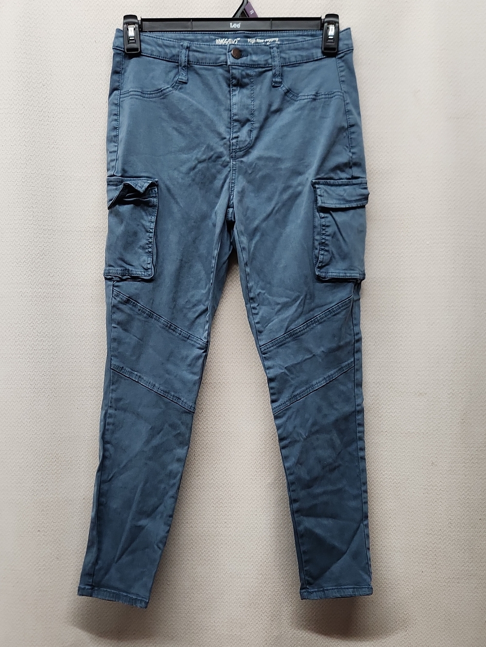 Mossimo Supply Co. Skinny Cargo Jeans in Slate Blue